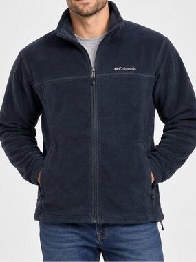 Columbia Men’s Black Full-Zip Fleece Jacket Size M